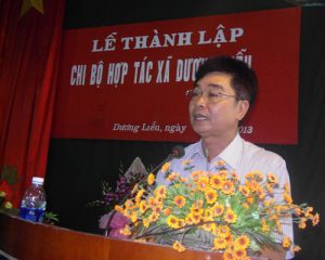 Dương Liễu thành lập chi bộ Hợp tác xã Dương Liễu thành lập chi bộ Hợp tác xã