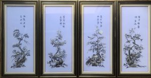 Câu chuyện sản phẩm tranh thêu Tứ Bình Câu chuyện sản phẩm tranh thêu Tứ Bình