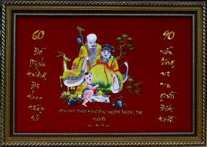 Mung tho ong ba va chau